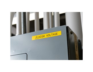 svart/gul 19,05mm bred x 6,4m lång