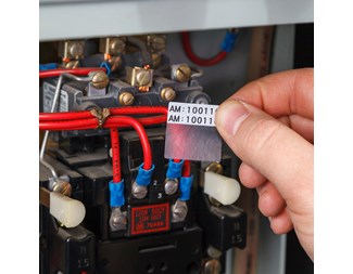 Vit 6,35mm bred x 19,05mm hög 1/750