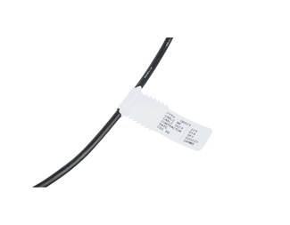 Vit 25,00 mm bred x 78,00 mm hög 1/55st