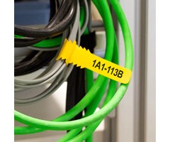 Gul 75mm bred x 12mm hög 1/500st