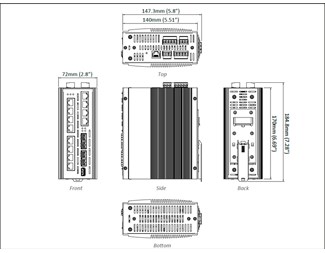 EX78934X-0VB 12x RJ45 PoE, + 4x 1/10G SFP+