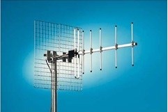 Net1 yagi-antenn, 380-500MHz inkl mast/väggfäste