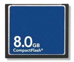 Minnesuppgradering, compact flash 8GB