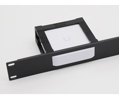 1U Svart 19" panel & fäste, Ubiquiti  UXG & UniFi Express