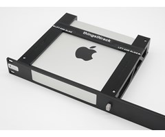 Svart 19" panel med fäste för Apple mac mini M1 2U