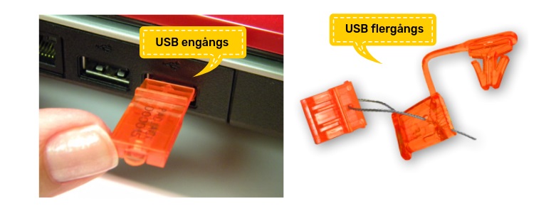 Portlås USB