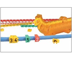 Vit nummer 9 kabelstorlek 2,2 - 3,8mm 1/1000st
