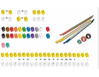 Vit nummer 9 kabelstorlek  3,2 - 4,5mm 1/300st