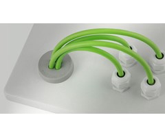 KEL-DPZ 32/4 Grey Round Cable entry plate f 4 k