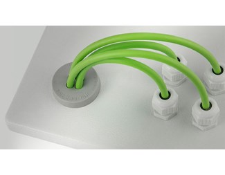 KEL-DPZ 32/4 Grey Round Cable entry plate f 4 k