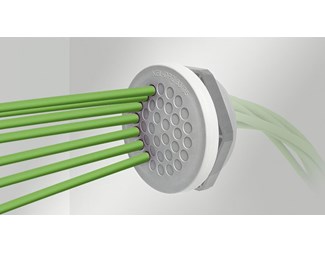 KEL-DPZ 32/4 Grey Round Cable entry plate f 4 k