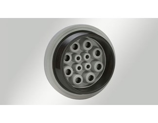 KEL-DPZ 32/4 Grey Round Cable entry plate f 4 k