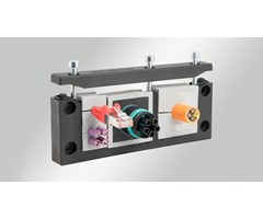 KEL-E2 V2A kabelgenomföringsram för 2 KT small, 10st