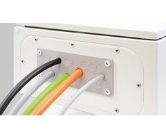 KEL-DPZ-FL21 25 Grey Cable entry plate 5 st