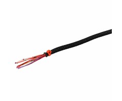 NC 3 HF Exp sleeving V0 2,0-5,0mm Black Reel 100m