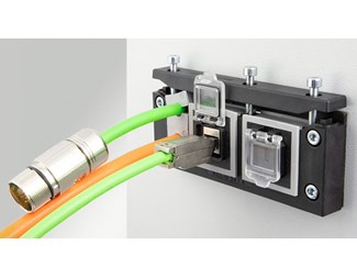 Insats stor inkl Keystone USB 3.0 med lock, svart