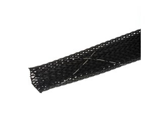 Exp. Sleeving Black ,25" (6,4 mm) Reel 61M