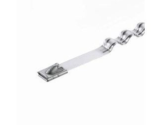 MLT4WH-LP Wave Cable Tie, SS 304, 362x7,9mm 50st
