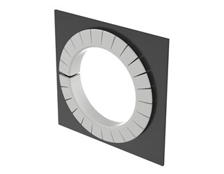 Slät vidhäftande 0,9-1.6mm transparent 30,5M