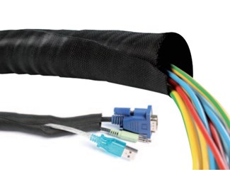 Självförslutande 5mm, svart 100m