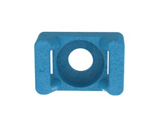 Blå TEFZEL,  21,7x50,3x9,5 mm, M4, 100st (S, LH)