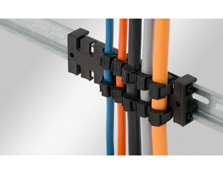 10 pac, Dragavlastning för 6 kablar, Snap-in för DIN, KZL 80