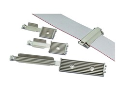 FCM1-A-C14 SJÄLVHÄFTANDE FLATKABELCLIPS GRÅ, 100st