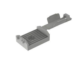 FCM1-A-C14 SJÄLVHÄFTANDE FLATKABELCLIPS GRÅ, 100st