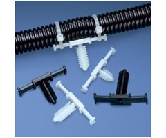 Harness cable tie mount, heat stabilized, black, 100st